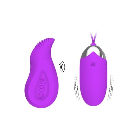 Jajko wibrujące Pretty Love Eden z pilotem USB 12 funkcji