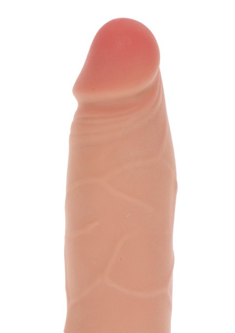 Wibrator gładki podwójnej gęstości ToyJoy cielisty 22.5 cm