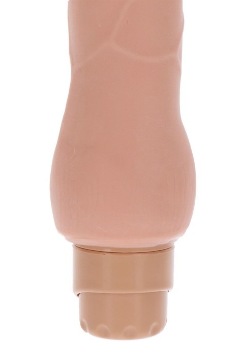 Wibrator gładki podwójnej gęstości ToyJoy cielisty 22.5 cm