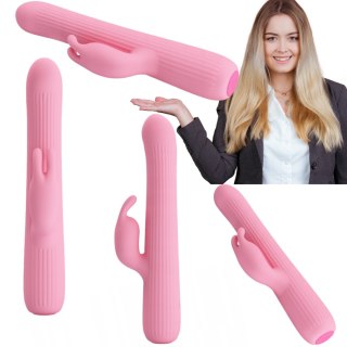 Wibrator punktu G 4 rotacje 4 wibracje Pretty Love Julian różowy USB