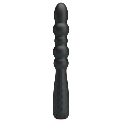 Wibrator punktu G Pretty Love Monroe 12 funkcji silikonowy czarny USB