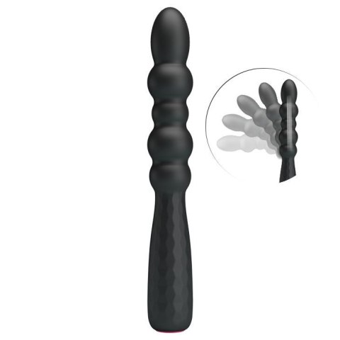 Wibrator punktu G Pretty Love Monroe 12 funkcji silikonowy czarny USB