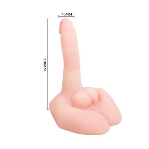 Wibrator realistyczny obracający się Baile Mr. BIG 21 cm