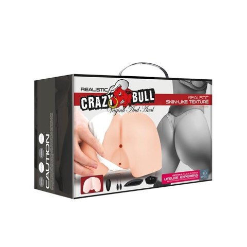 Wibrująca wagina i anal Crazy Bull