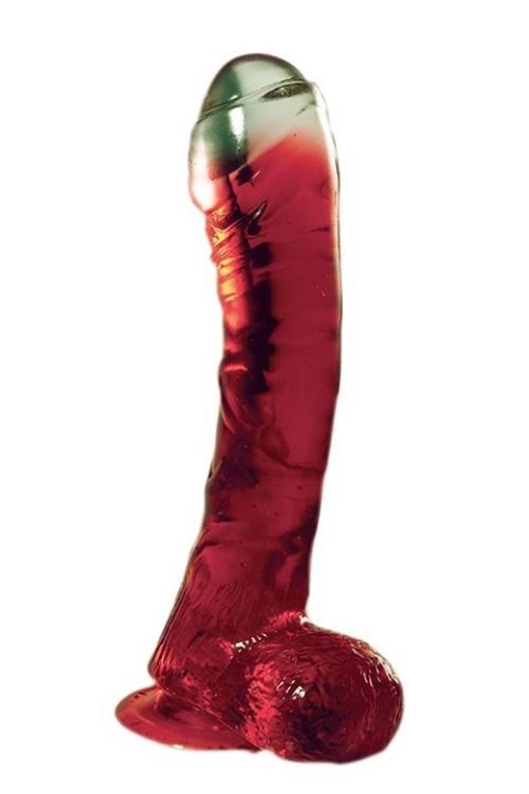 Dildo z przyssawką Lazy Buttcock 6.5 czerwone NMC