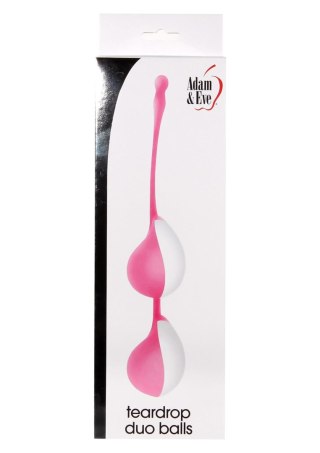 Kulki silikonowe NS Novelties Teardrop Duo Balls różowe 20 cm