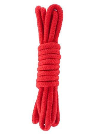 Miękka lina Shibari Hidden Desire czerwona 3m