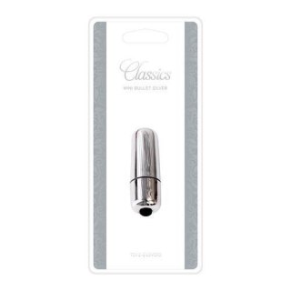 Mini wibrator bullet srebrny Toyz4lovers 5.5 cm wodoodporny