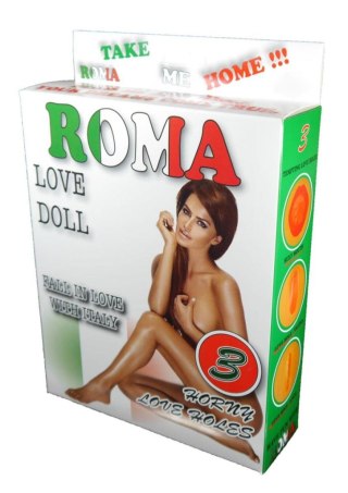 Nadmuchiwana lalka erotyczna Roma z 3 otworami