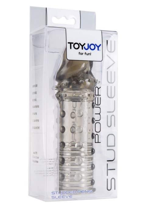 Przedłużka na penisa Power Stud ToyJoy szara 15.5 cm