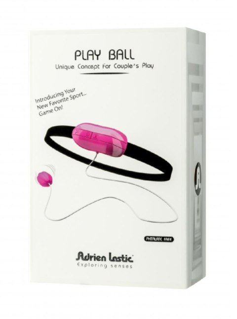Wibrujące jajko Play Ball Adrien Lastic z pilotem 3,9 cm