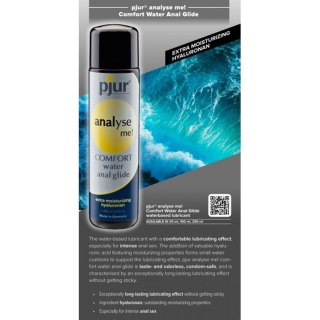 Żel analny Pjur Analyse Me Comfort Glide 100ml z kwasem hialuronowym