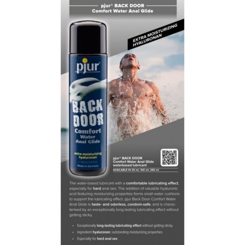 Żel analny Pjur Backdoor Comfort Glide 100ml wodny z hialuronanem