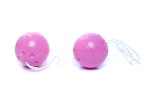 Dyskretne kulki gejszy Duo Balls EasyLove fioletowe 21 cm