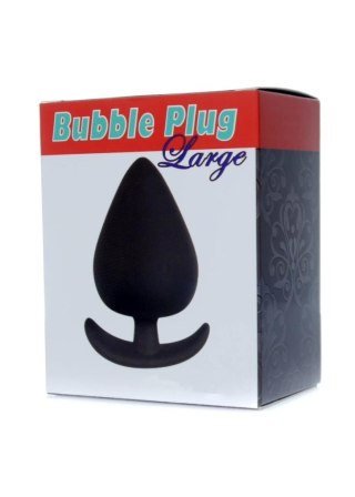 Korek analny Bubble duży miękki TPE EasyLove 9.5 cm