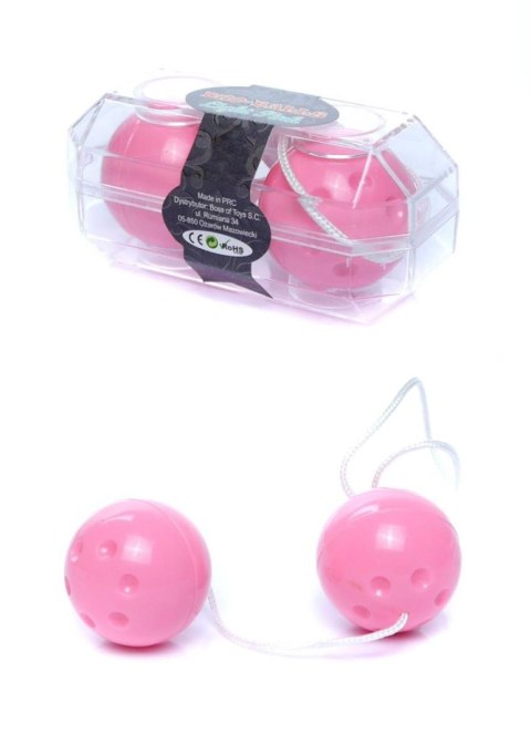 Kulki gejszy Duo Balls EasyLove jasnoróżowe 21 cm