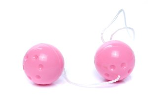 Kulki gejszy Duo Balls EasyLove jasnoróżowe 21 cm