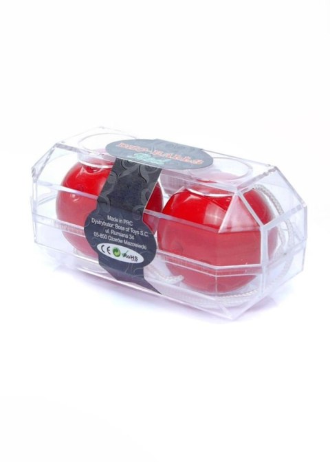 Kulki gejszy Duo Balls czerwone 21 cm EasyLove