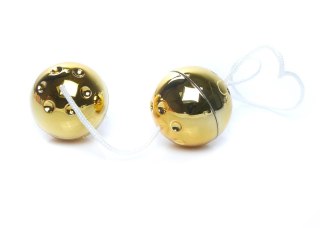 Kulki gejszy Duo Balls złote EasyLove 21 cm
