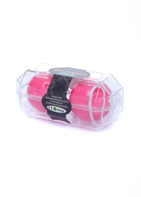 Kulki gejszy dyskretne duo B Series EasyLove różowe 21 cm