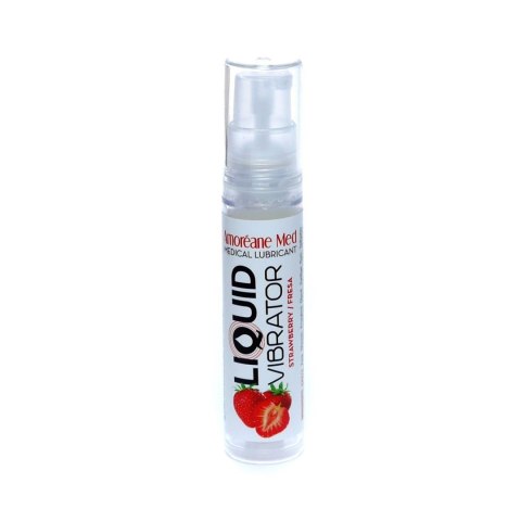 Lubrykant wibrujący truskawkowy Amoreane 10 ml