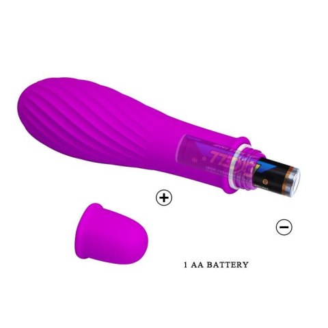 Mini wibrator Pretty Love silikonowy 10 funkcji na baterię AAA
