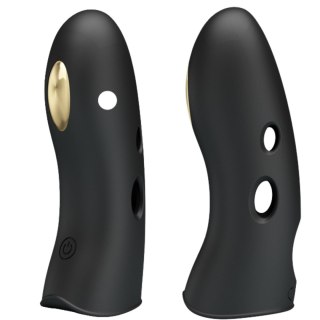 Nakładka na palec Pretty Love Marico elektrostymulacyjna czarna USB 10,5 cm