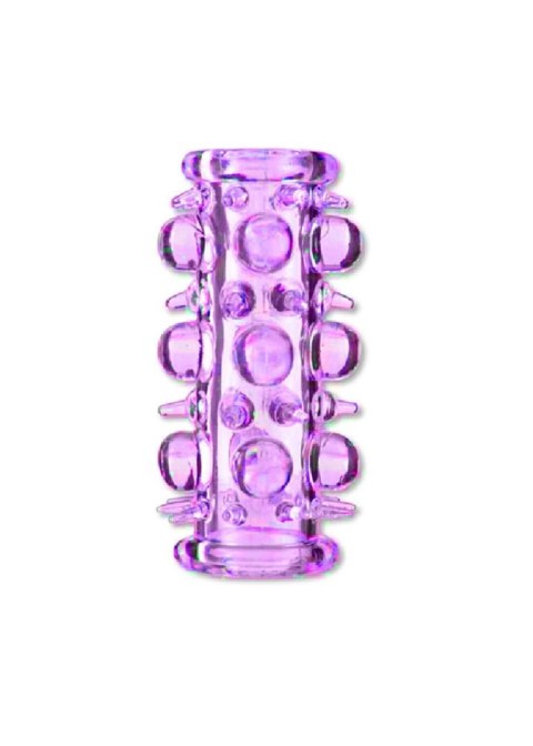 Nakładka przelotowa stymulująca Stretchy Sleeve fioletowa EasyLove