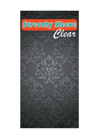 Nakładka przelotowa z wypustkami Stretchy Sleeve EasyLove transparentna