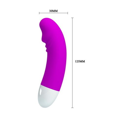 Wibrator punktu G silikonowy Pretty Love Luther USB 30 funkcji 12,5 cm