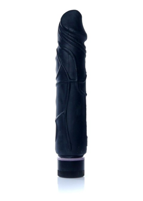 Wibrator realistyczny Cyber Skóra EasyLove czarny 22 cm