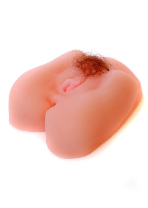 Wibrujący masturbator wagina i anus EasyLove 16 cm