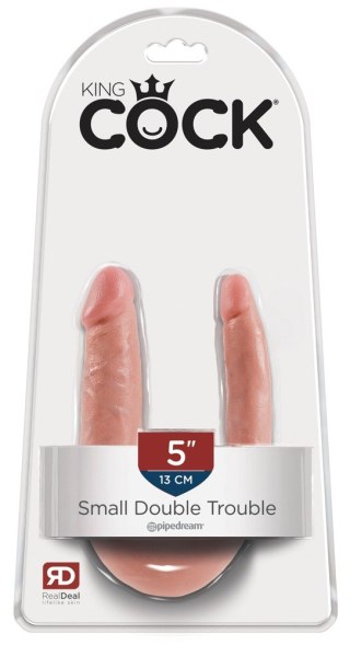 Dildo podwójne King Cock Small 30 cm PVC