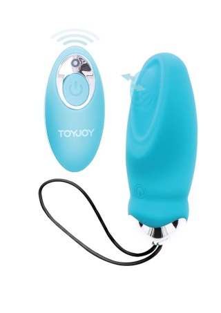 Jajko wibrujące ToyJoy niebieskie z pilotem USB