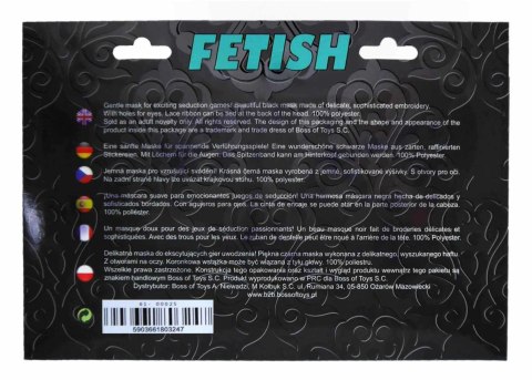 Różowa satynowa maska na oczy Fetish B Series