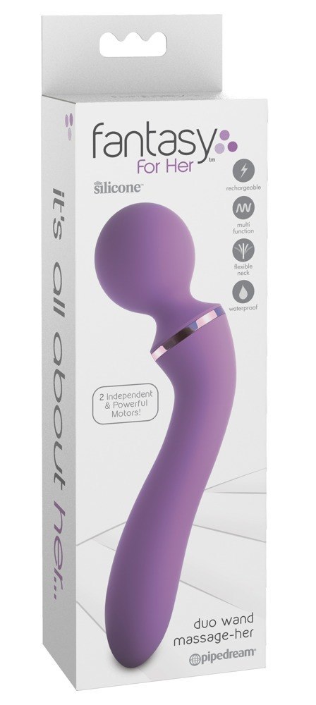 Wibrator masażer Fantasy For Her silikonowy USB 19,5 cm