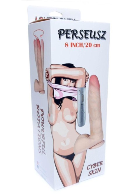 Wibrator realistyczny rotujący cyber skóra Perseusz Loveclonex 20 cm