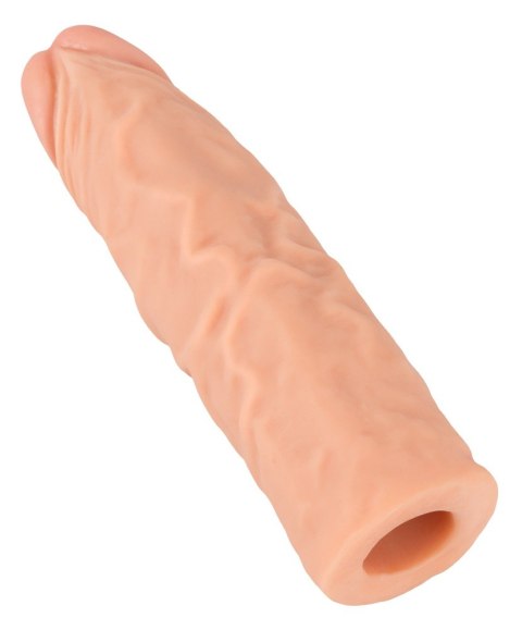 Wrażliwa przedłużka penisa Nature Skin 20 cm z wydłużeniem 3 cm