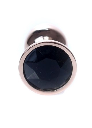 Biżuteria analna ze stali z diamentem HeavyFun Red Gold 7 cm