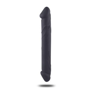 Dildo podwójne silikonowe Toyz4lovers Double Joy czarne 23 cm