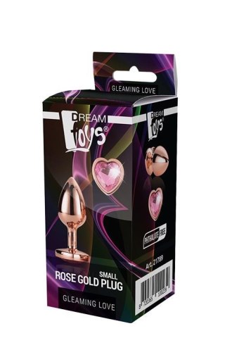 Korek analny Gleaming Love Dream Toys złoty mały