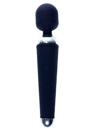 Silikonowy stymulator wand USB czarny 10 funkcji B Series Magic
