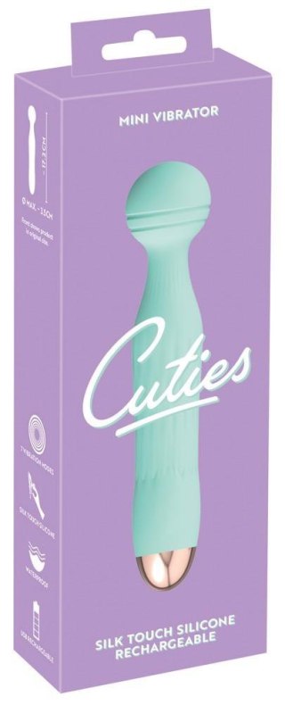 Wibrator mini Cuties zielony USB 17 cm