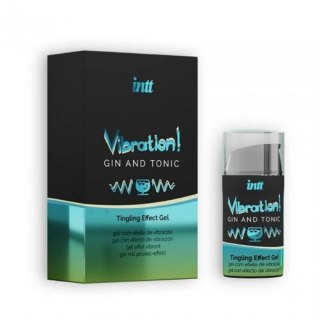 Żel stymulujący wibrujący Gin Tonic Intt 15 ml