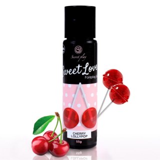 Jadalny żel smakowy wiśniowy lizak Secret Play 60 ml