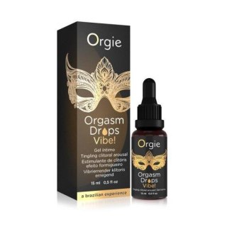 Krople stymulujące Orgie Orgasm Drops Vibe brzoskwinia 15ml