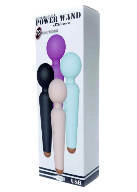 Stymulator łechtaczki Power Wand USB 10 funkcji fioletowy