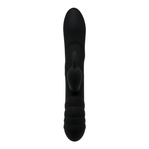 Wibrator króliczek Alive Twister z obrotami czarny USB 23 cm