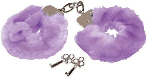Kajdanki z miękkim futerkiem fioletowe Love Cuffs