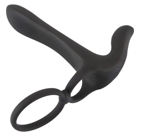 Pierścień wibrujący Black Velvets silikonowy USB 14 cm